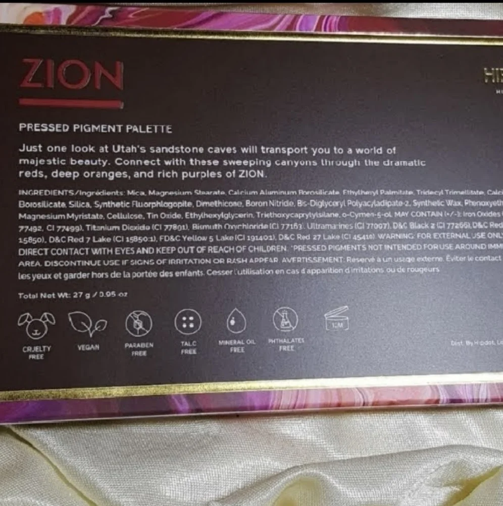 Hipdot Zion Eyeshadow Palette